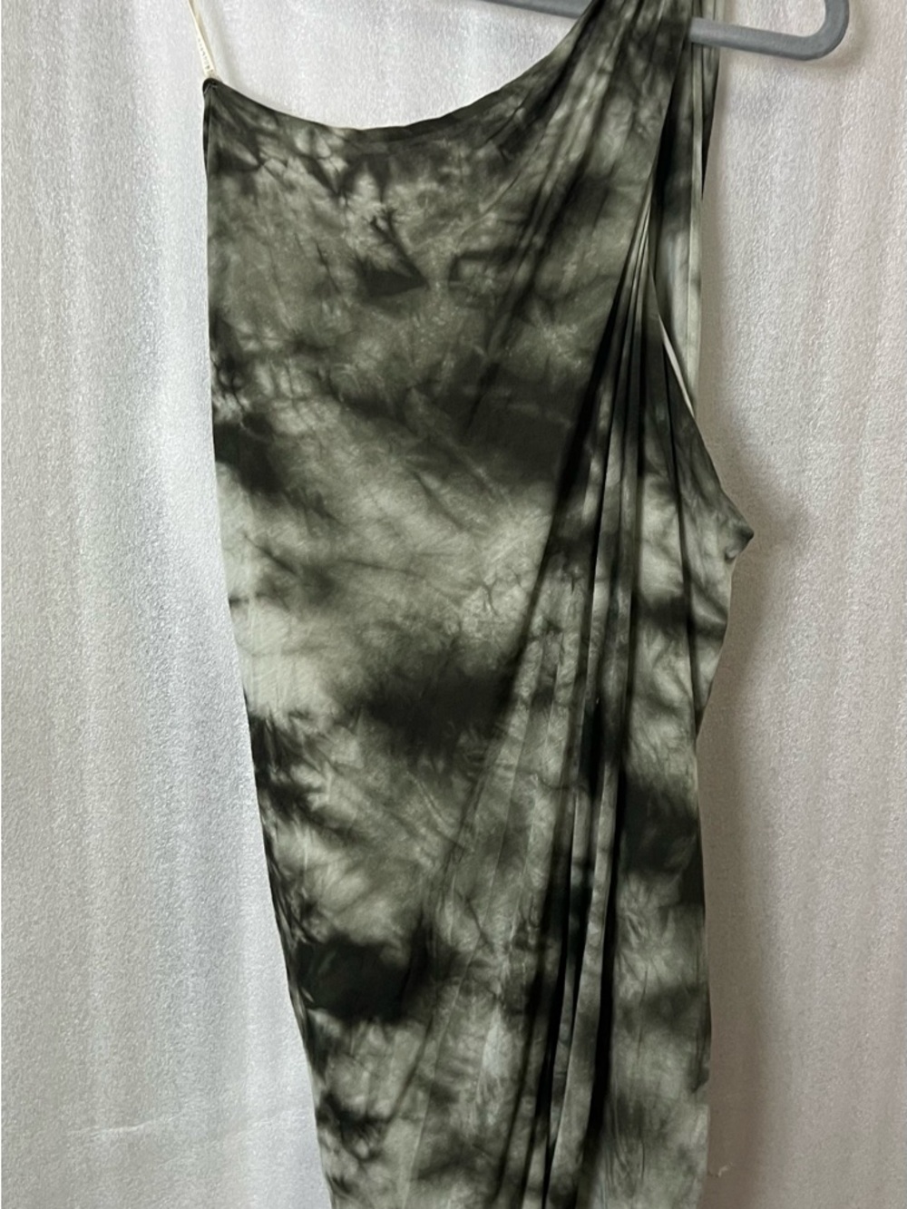 Young Fabulous & Broke Olive Green Tie-Dye Midi Dress